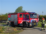 Prio 1 Brand Bijgebouw Keet Hok Schuurtje Frisian Motor Boats Rijksstraatweg Noardburgum